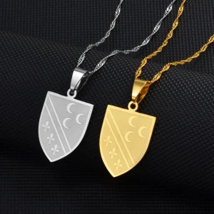 Bosnians Pendant Necklaces Gold/Silver Color Charm Bosna Jewelry #264521