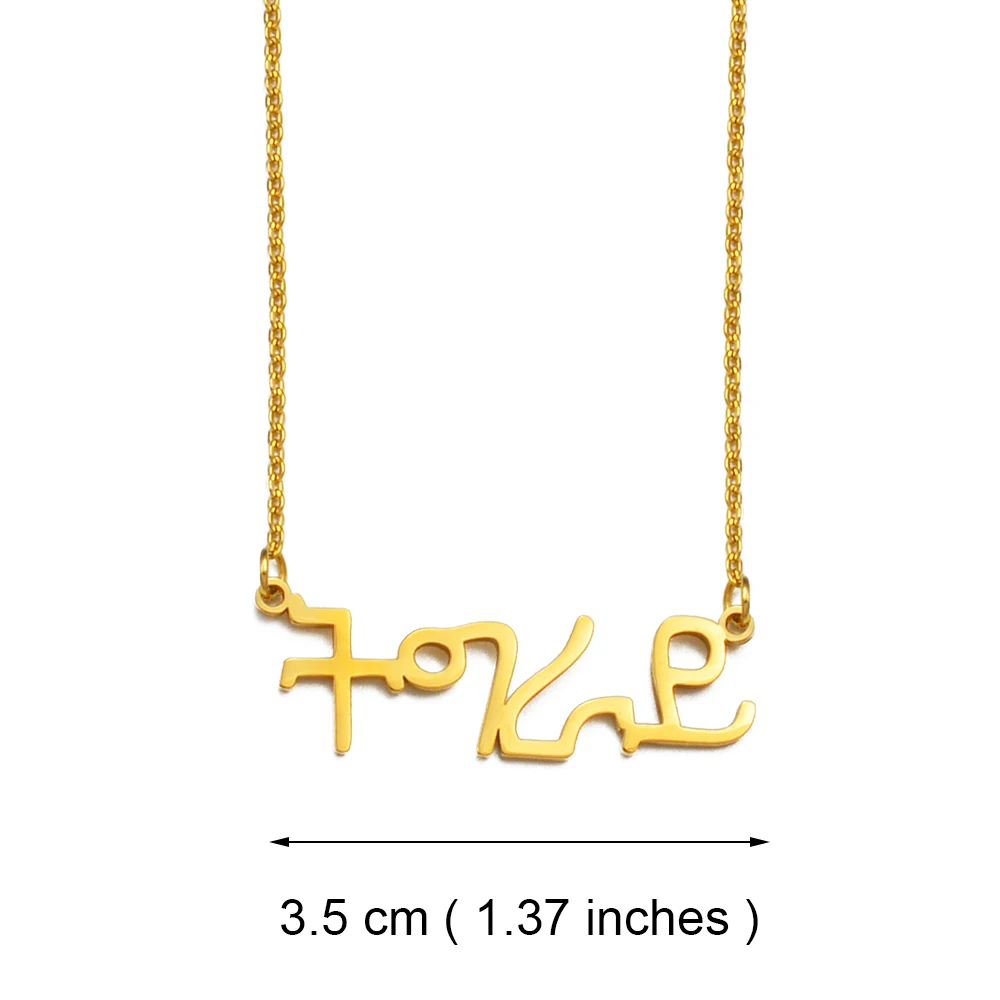 Ethiopia Tigray Region Pendant Necklaces Stainless Steel Charm African Jewelry for Women Girls #232221 - Image 5