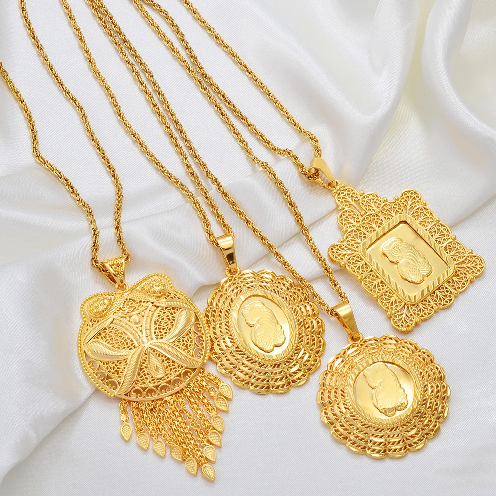 Iraq Goddess Pendant Necklaces Women Men Palestine Jewelry #122701 - Image 3