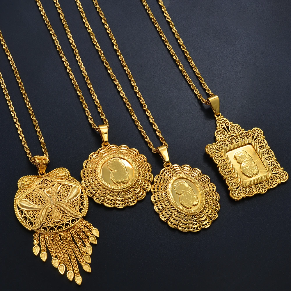 Iraq Goddess Pendant Necklaces Women Men Palestine Jewelry #122701 - Image 5