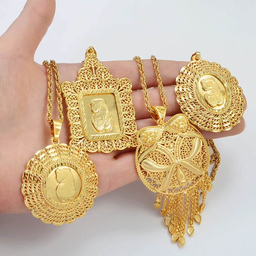 Iraq Goddess Pendant Necklaces Women Men Palestine Jewelry #122701
