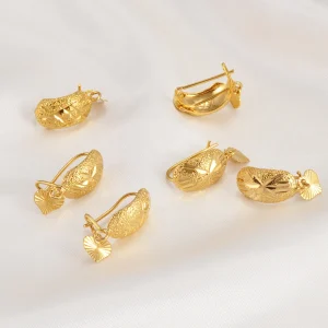 Middle Eastern Small Stud Earrings Women Girls Kids Little Jewelry Birthday Gift African Arab Ornaments #125016