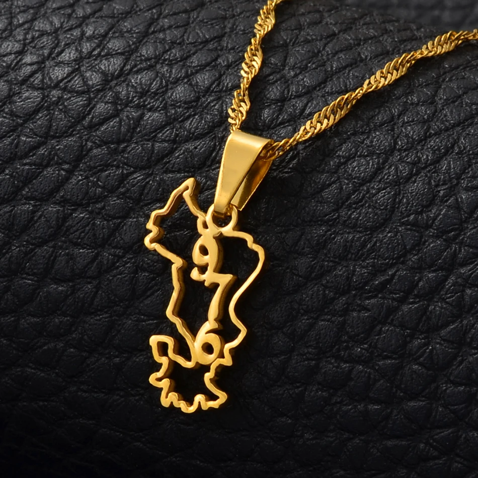 Small Mayotte Pendant Necklaces for Women Girls Mamoudzou Mahore Jewelry #146521 - Image 5