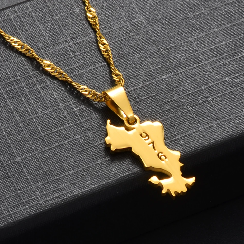 Small Mayotte Pendant Necklaces for Women Girls Mamoudzou Mahore Jewelry #146521 - Image 6